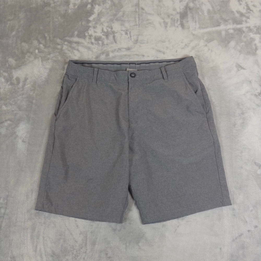 Puma Golf Shorts Mens 34 Gray Heathered Performance Active Athletic Casual